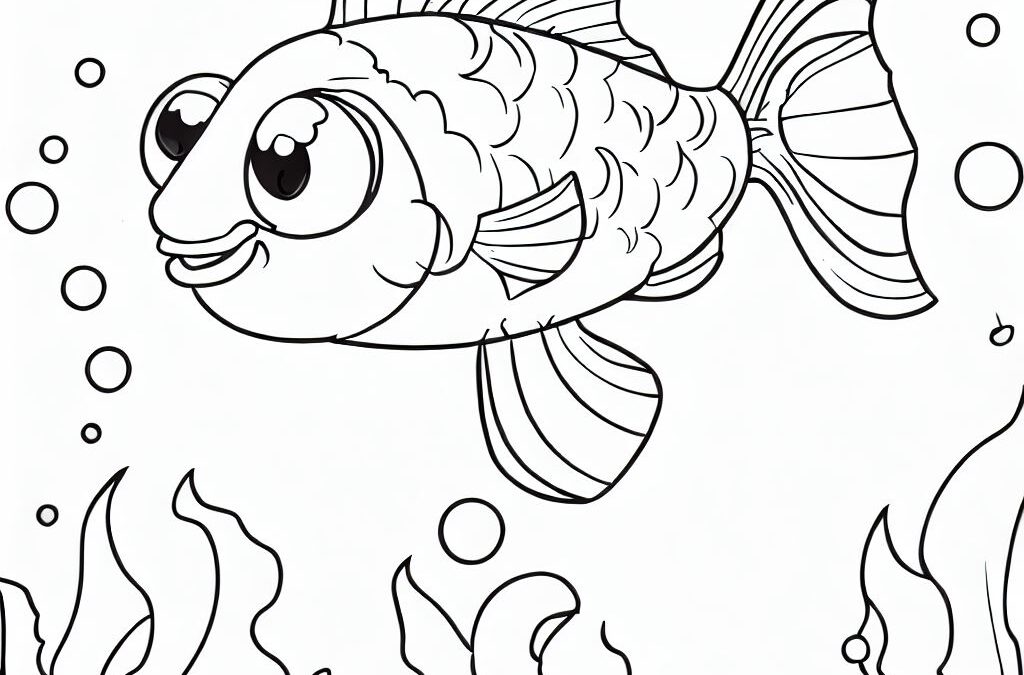 Goldfish Coloring Page: Printable!