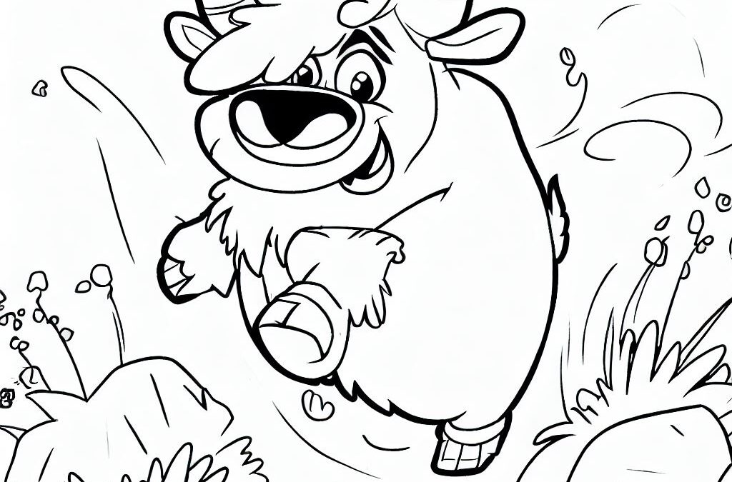 Yak Coloring Page: A Delightful Coloring Page for Kids!